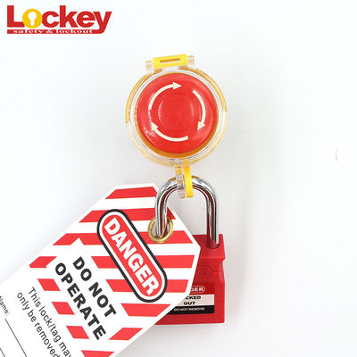 Bottone trasparente dell'arresto di emergenza di sicurezza di serrata elettrica del commutatore di Lockey